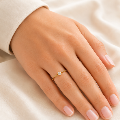 Bague Chaîne