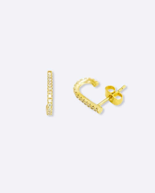 Boucle d'oreilles diamant Julia Or Jaune