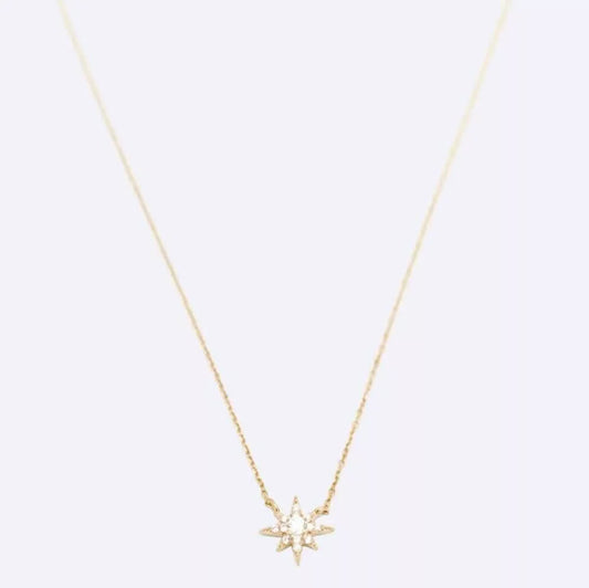 Collier pendentif diamant Lucia Or Rose