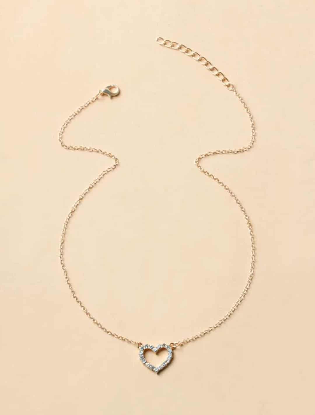 Collier pendentif Cœur Or et diamants