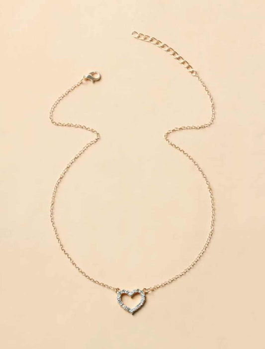 Collier pendentif Cœur Or et diamants