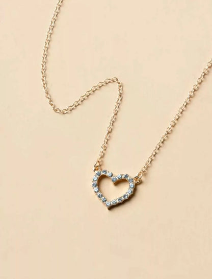 Collier pendentif Cœur Or et diamants