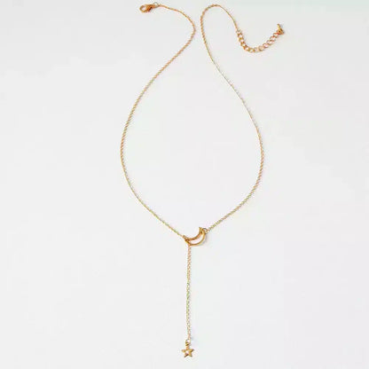 Collier étoile et lune Aliah