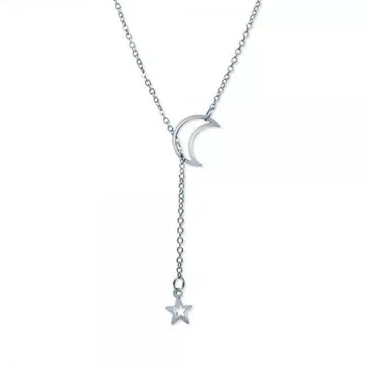 Collier étoile et lune Aliah