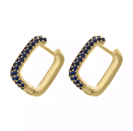Boucle d'oreille Femme Diana en Or saphir