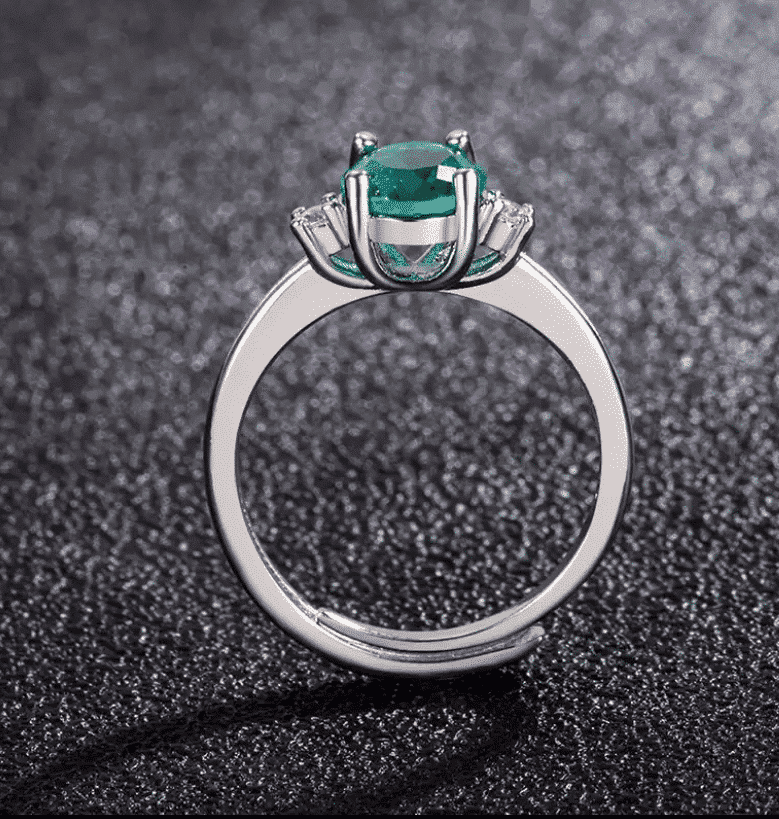 Bague Mya en Or 18kt Péridot et diamants