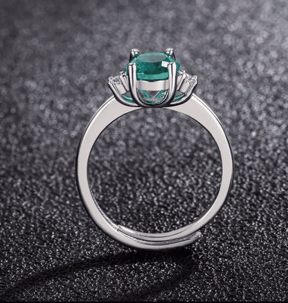 Bague Mya en Or 18kt Péridot et diamants
