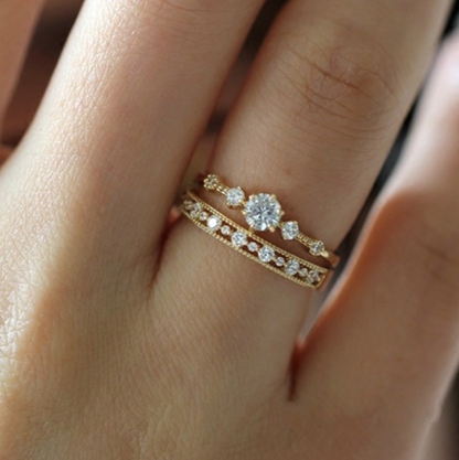 Solitaire ou bague Nadine