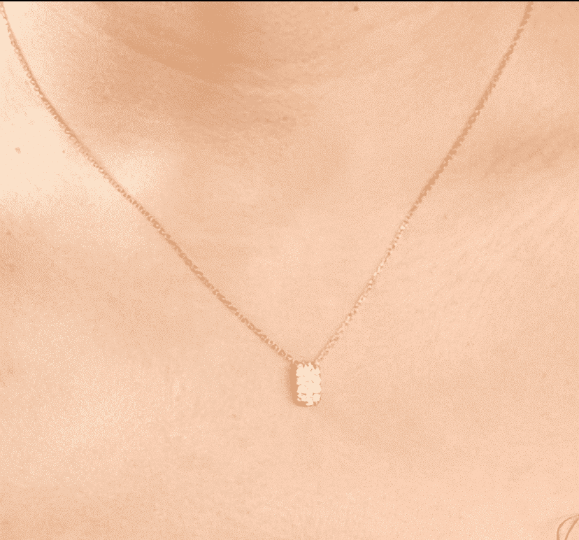 Collier pendentif diamant Garance Or Jaune