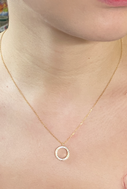Collier pendentif diamant Junon Or Rose