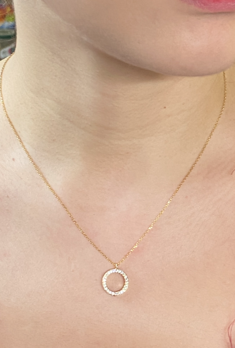 Collier pendentif diamant Junon Or Jaune