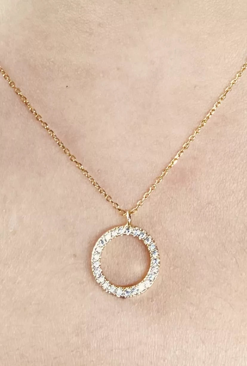 Collier pendentif diamant Junon Or Jaune