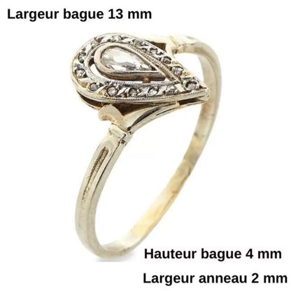 Bague Lila Or blanc 18k carat diamant